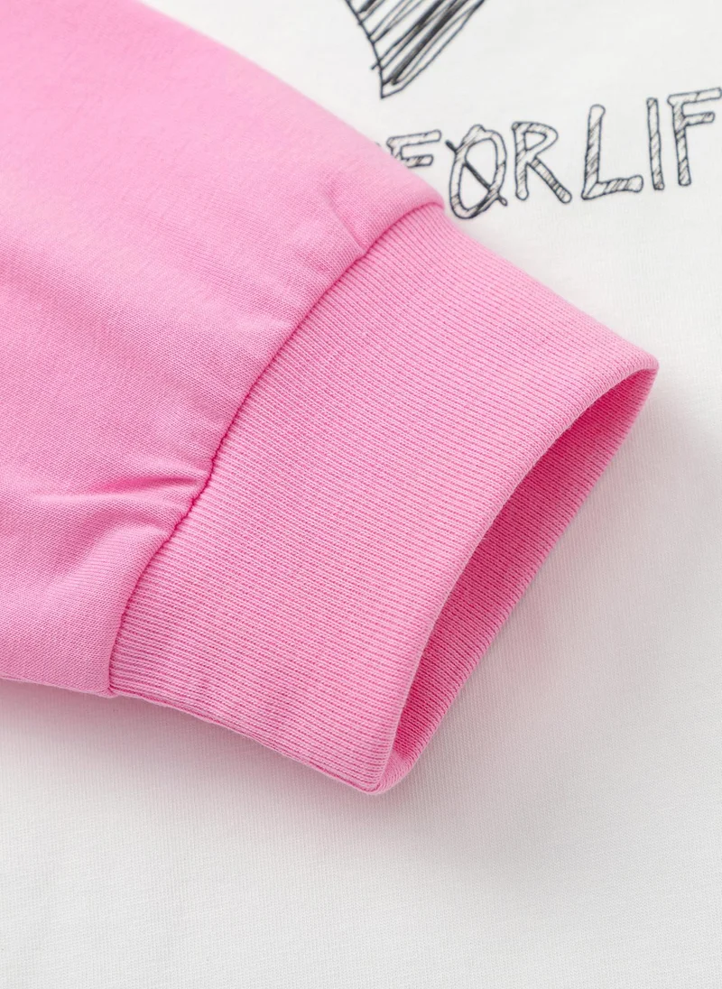 Balabala  Kids Unisex Round v-neck long-sleeved T-shirt  | Best Price UAE